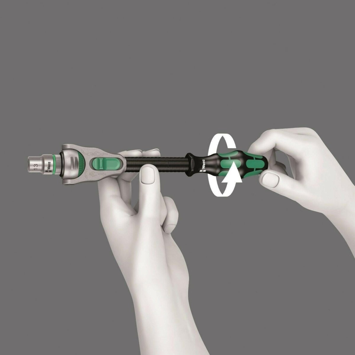 Wera 8100 SA 9 Zyklop Speed Ratchet Set 1/4" Drive SAE 05004019001