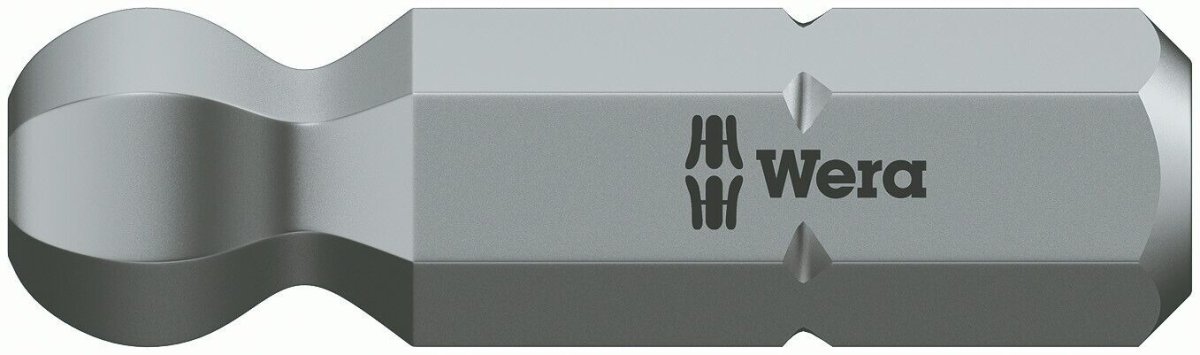 Wera 842/1 SW Ball End Hex Screwdriver Bit