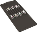 Wera 8740 B HexPlus HF 1 Zyklop Socket Set 3/8" Drive 7 Piece SAE 05003181001