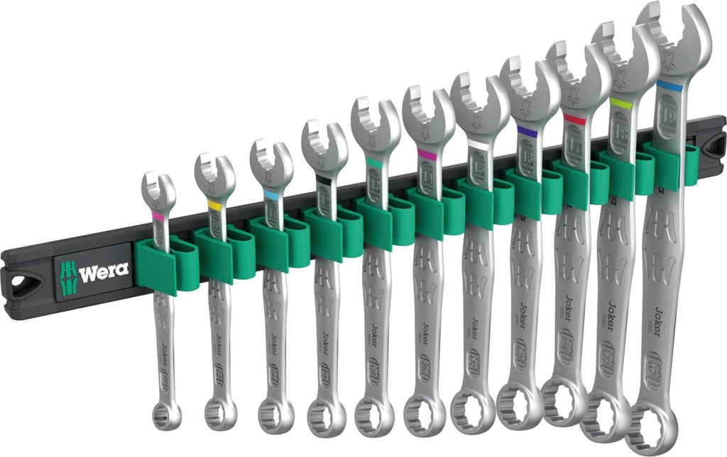 Wera 9640 Magnetic Rail 6003 Joker 1 Combination Wrench Set Metric 05020233001