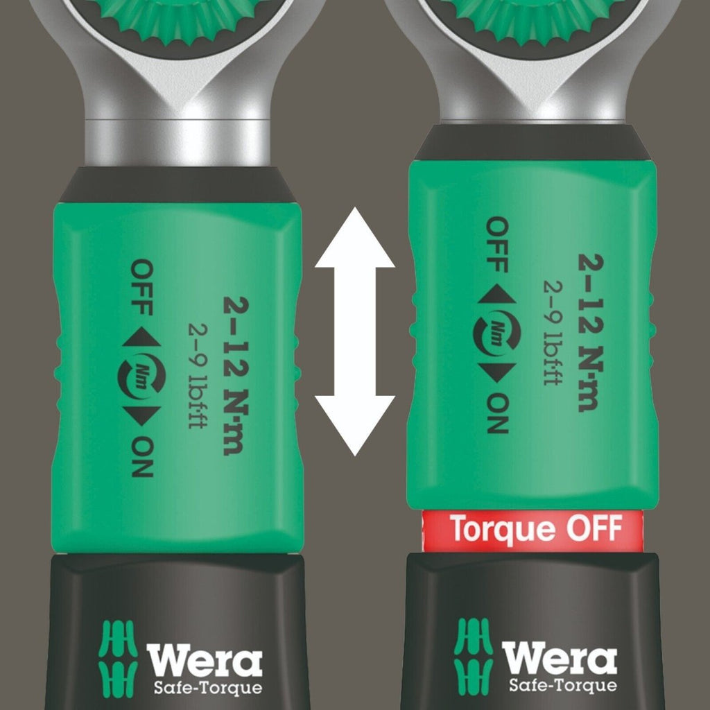 Wera Safe Torque A 1 Set 1 Wrench Set 2-12 Nm 1/4" Drive Metric 05075830001